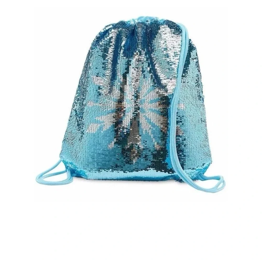 New Disney Store Frozen 2 Reversile‎ Sequin Swim Bag for Girls Purse